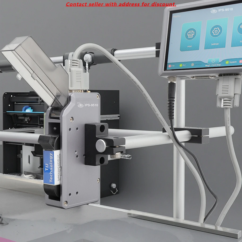 

TIJ Online Thermal Inkjet Printer With High Resolution One Printhead Coding Machine For Expiry Date & Barcode-Inkjet Printers