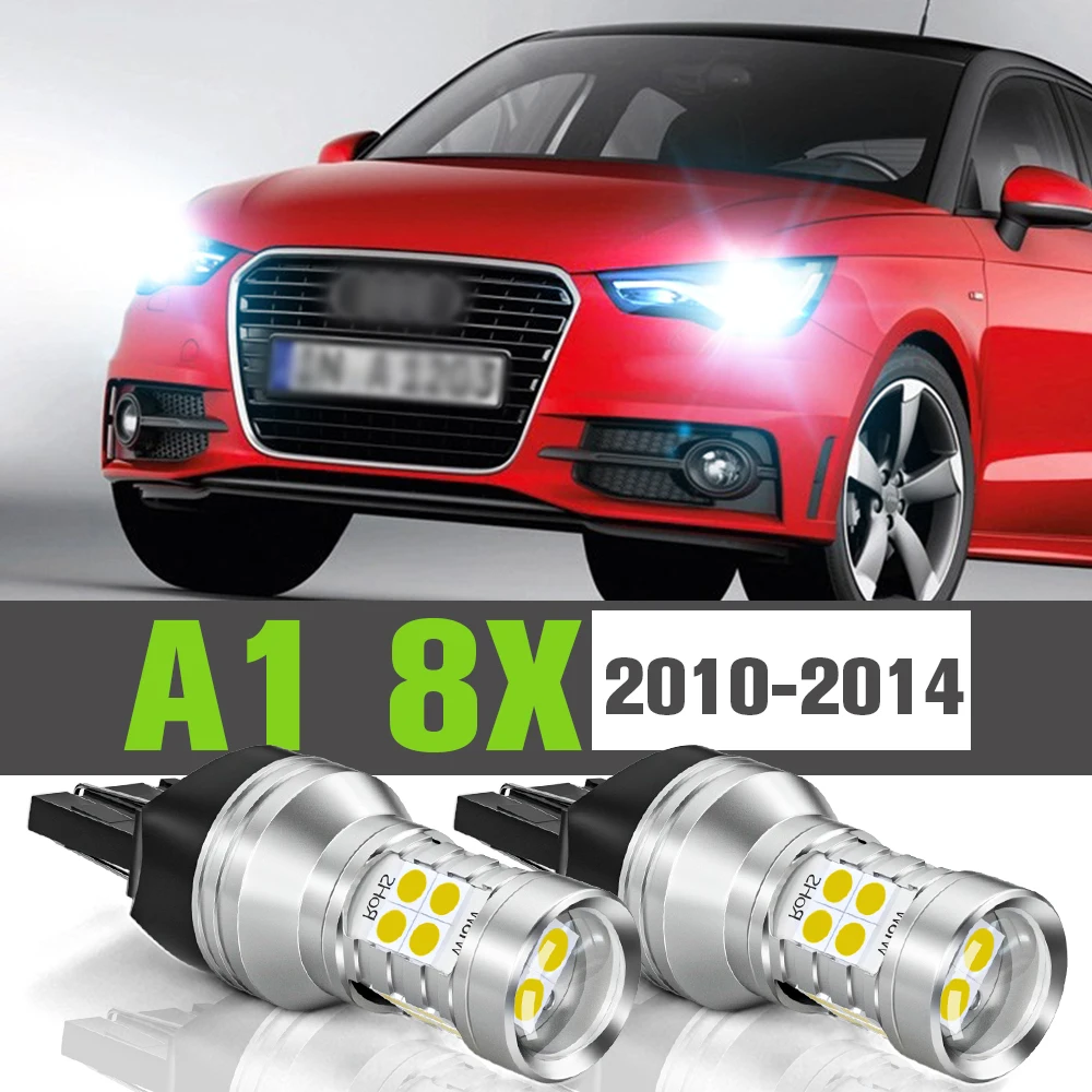 

2x светодиодсветодиодный дневные ходовые огни DRL аксессуары лампа для Audi A1 8X 2010 2011 2012 2013 2014