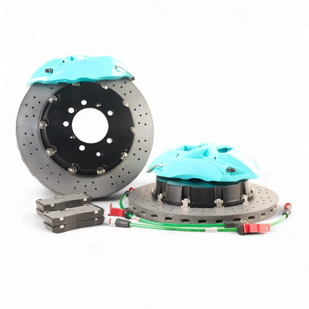 High Performance 4 Pistons Modified Racing Brake Sets IC42 Rear 355/380mm Rotor Size Big Brake Kit