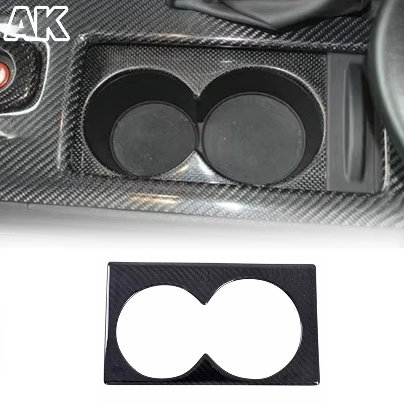 

Настоящее углеродное волокно, держатель для чашки на центральной консоли, аксессуары для салона автомобиля для Nissan GTR R35 2008-2016