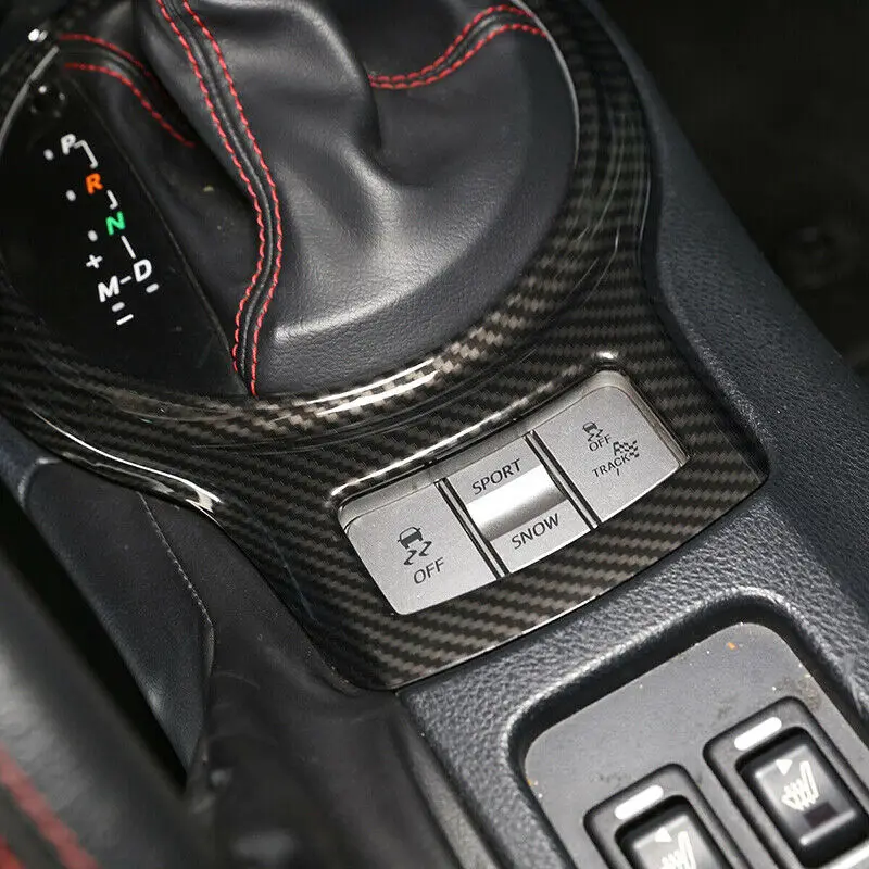 

Automotive ABS Carbon Fiber Gear Shifter Panel Trim for Toyota GT86 FRS and For BRZ 2012 2017 Interior Upgrade