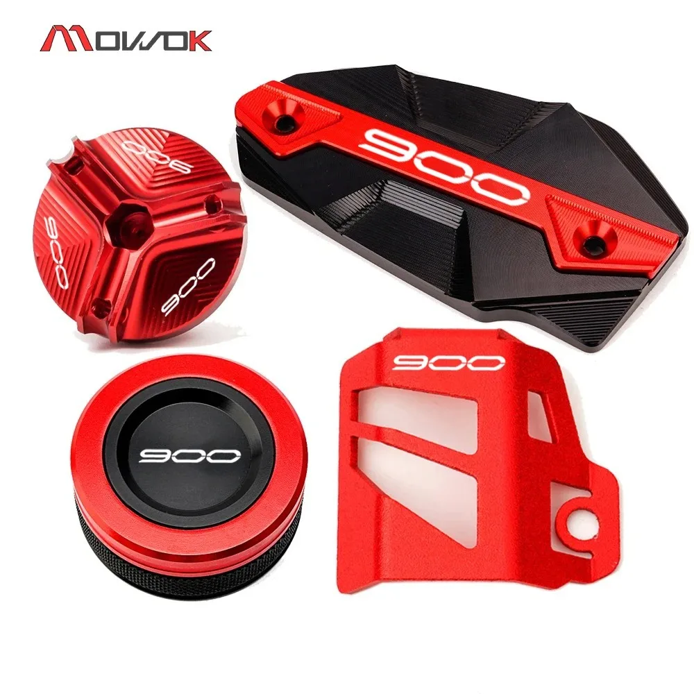 For KAWASAKI Z900 Z 900 2017-2024 Motorcycle accessories ebrake Fluid Cylinder Master Reservoir oil filler Cap guard