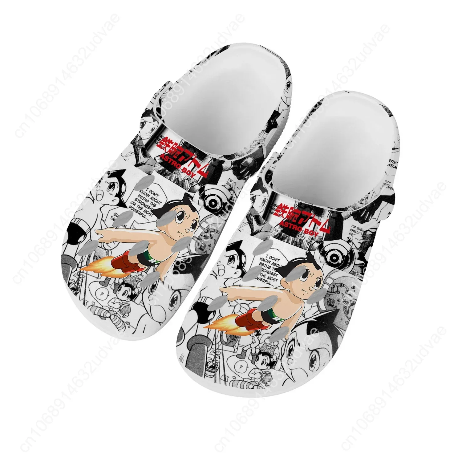 Astro Boy Water Shoes Mens Womens High Quality Fashion Home Garden Clogs Customizd Sandals Beach Breathable Hole Slippers 4