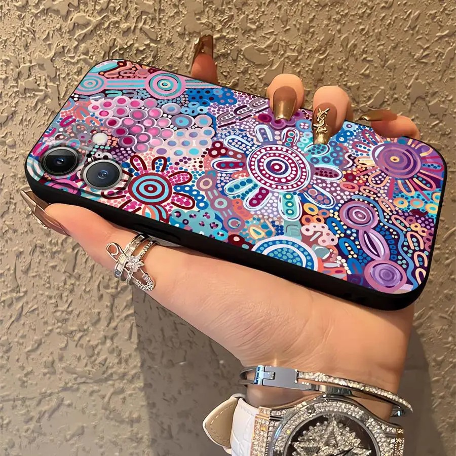 Creative Flowers Funda Phone Cover Case for Apple iPhone 17 Pro Max 11 13 Air 15 Pro 7 8 12 XR XS MAX 14 16 17e view 3