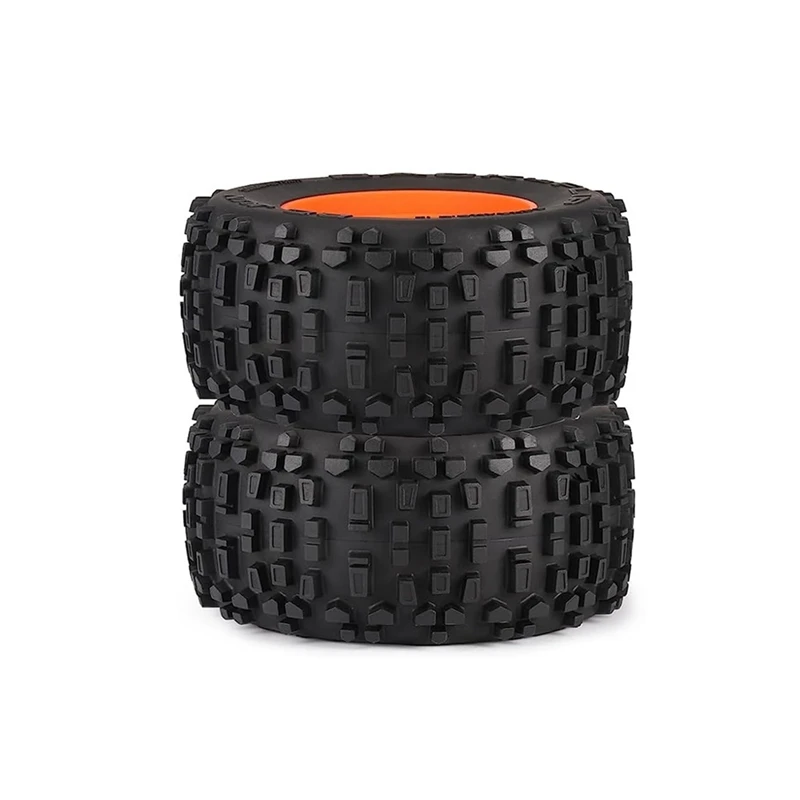 ●4Pcs 170mm 1/7 1/8 Stunt Truck Tire 12mm 14mm 17mm Wheel Hex for Sledge ARRMA KRATON Outcast ,1