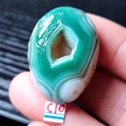 Natural Sardonyx Agate Alxa Gobi Eye Mineral Specimen Energy Crystal Chakra Reiki Healing Stone Garden Decor Gift
