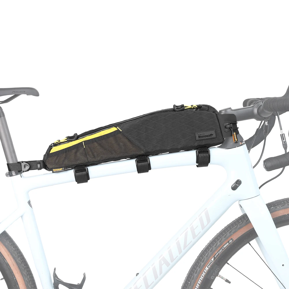 Rhinowalk Bicycle Top Tube Bag Waterproof 2.1L Bike Front Frame Bag Bikepacking Travel Luggage Bike Accessories For MTB Gravel image 3