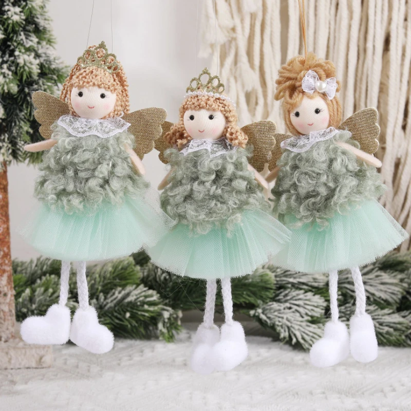 Christmas Angel Doll New Year 2024 Gifts Christmas Decorations for Home Navidad 2023 Natal Xmas Tree Pendant Ornaments Noel Deco