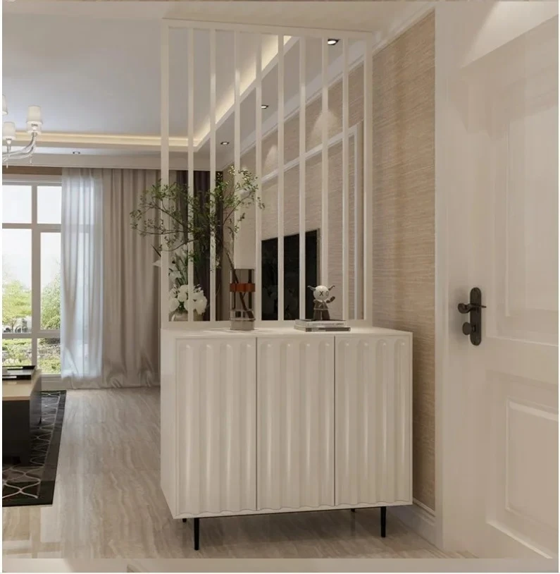 AAA55 Partition Entrance Cabinet Double-sided Paint Cabinet Decorative Pillar Screen Matte Suspended Cabinet