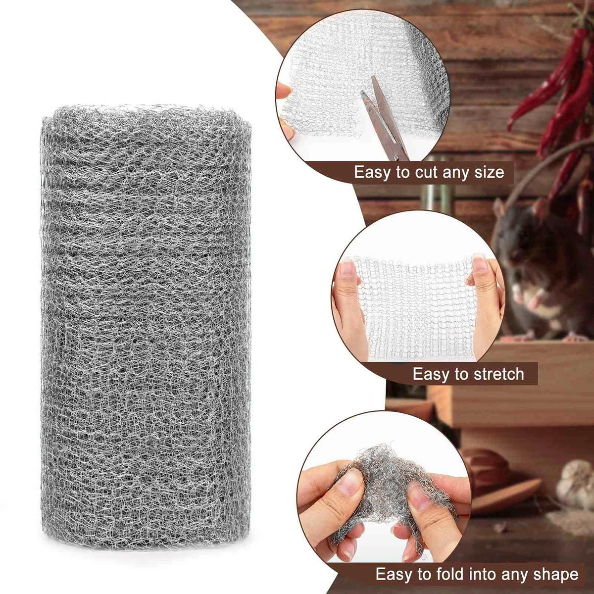 Snail Proof Net Copper Net Flexible Copper Net Garden Net Rodent Proof Net Garden Seedling Snail Protection Net