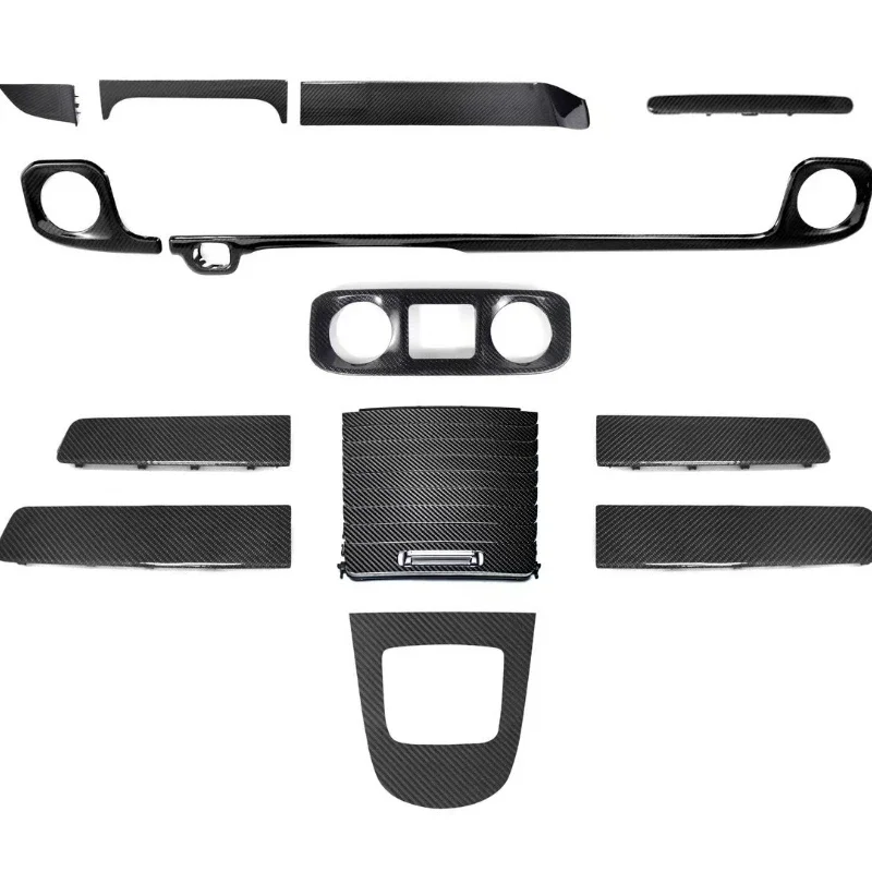Suitable for 25 Mercedes-Benz large G-class w465g500g450g63 modified carbon fiber interior eight-piece replacement