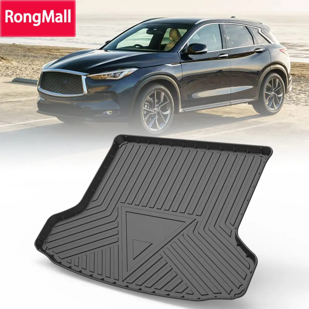 

TPE Car Rear Trunk Mat Storage Box Pad For Infiniti QX50 2019-2020 Waterproof Protective Rubber Car Mats