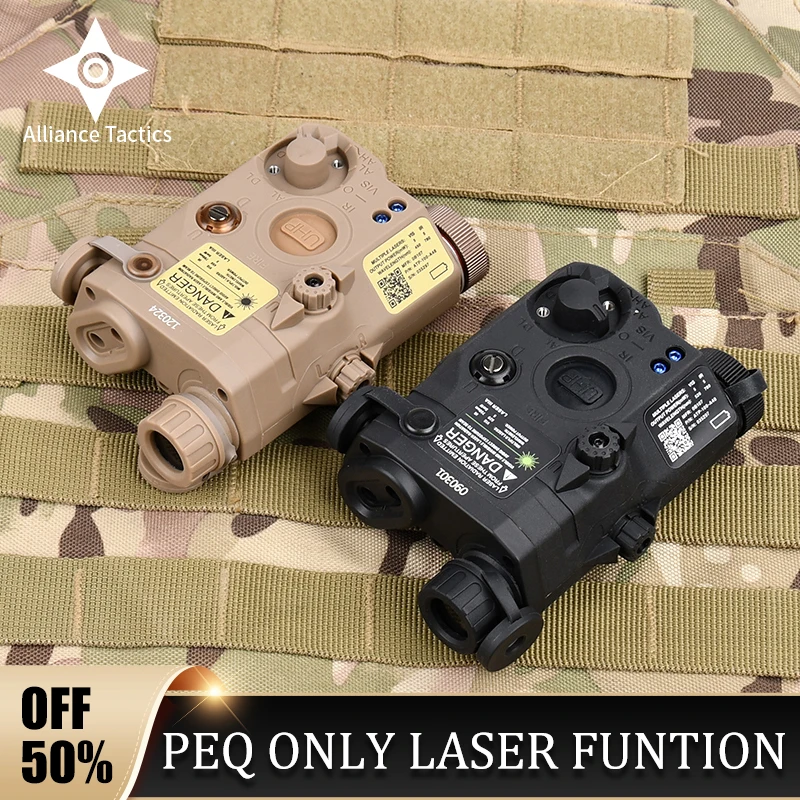 

PEQ-15 Red Dot Tactical Wespon Flashlight Hight Power Green Laser NO White Light IR For Hunting Scout Light 20mm Picatinny Rail