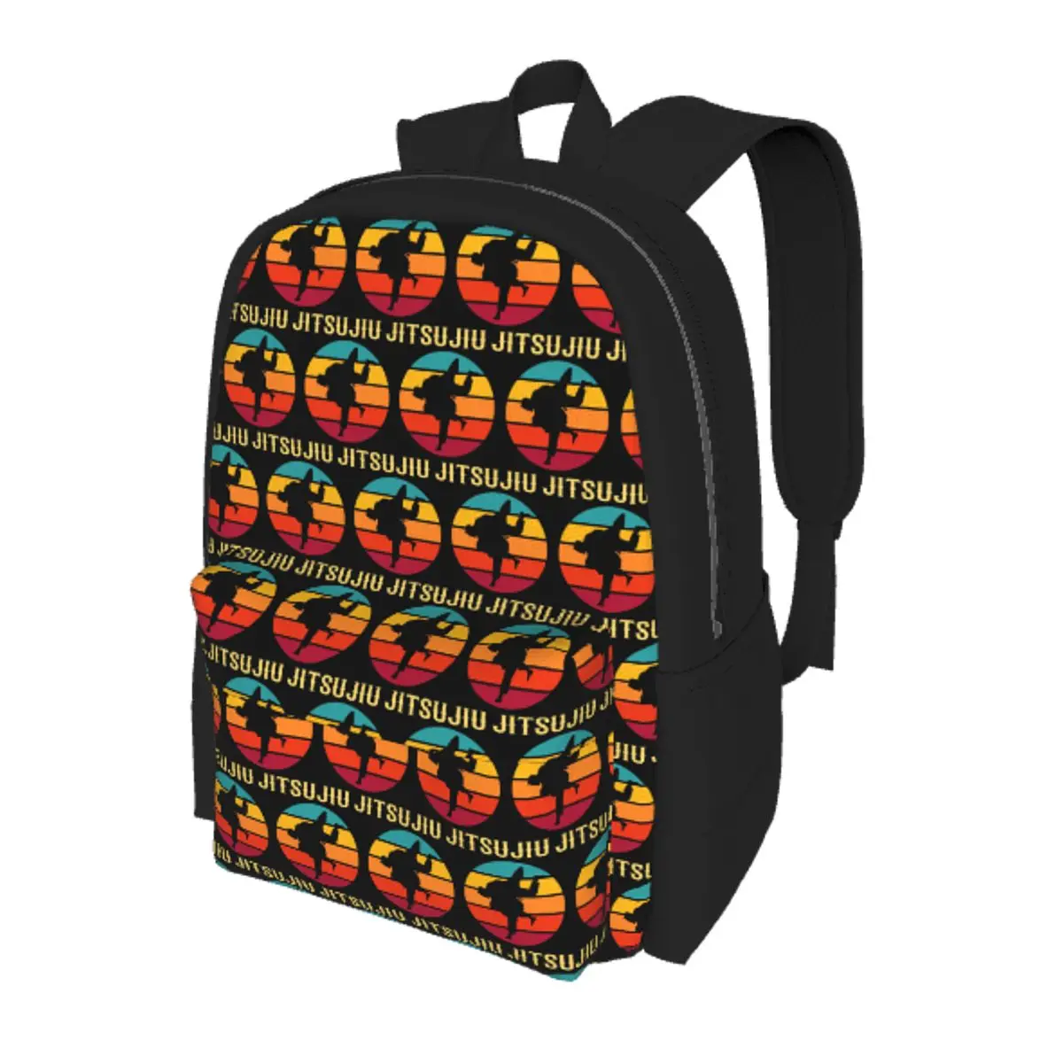 

Brazilian Jiu Jitsu Sunset Design Student Backpack School Bag Hiking Travel Daypack for Boys Girls Bookbag Shoulder Bags