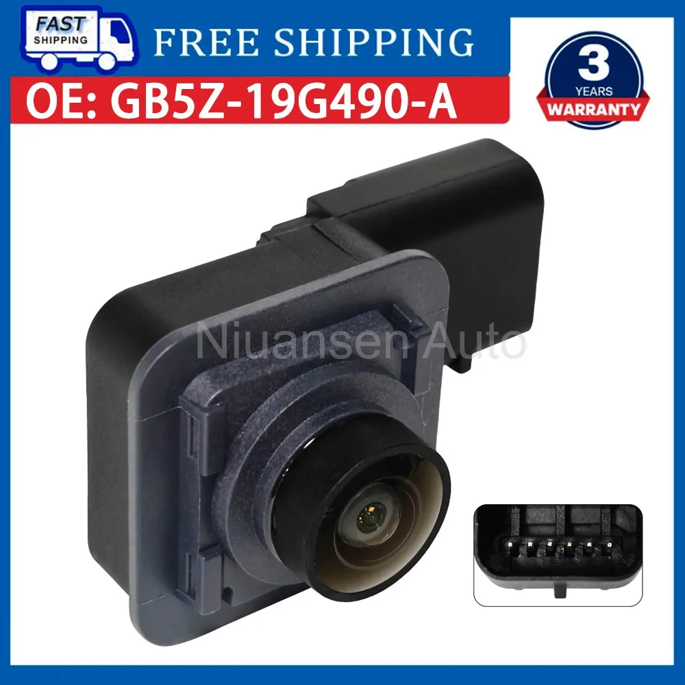 GB5Z-19G490-A For Ford Explorer 2.3L 3.5L 2016-2018 Car Front View Assit Parking Reversing Camera Assembly GB5Z-19G490-B