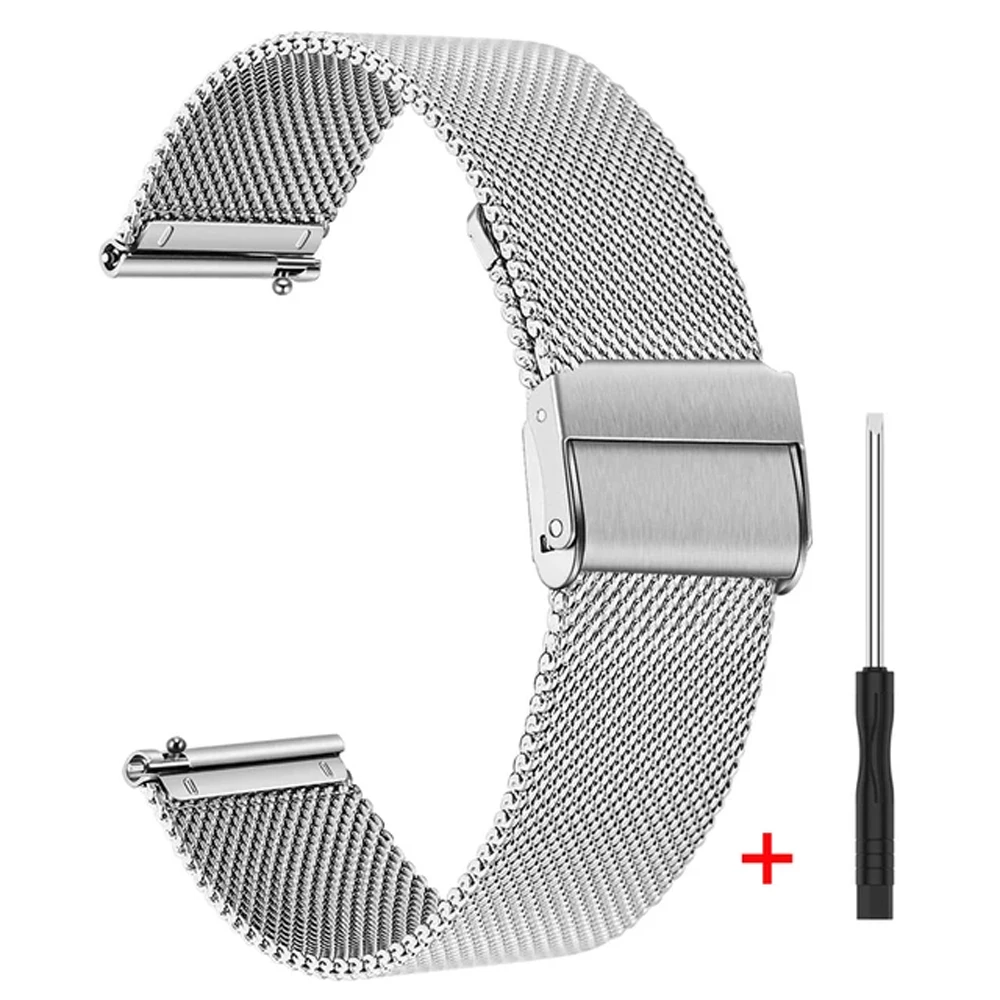 20 Mm Siliconen Reservearmband – Compatibel Met Garmin Forerunner En Vivoactive, Met Snelsluiting