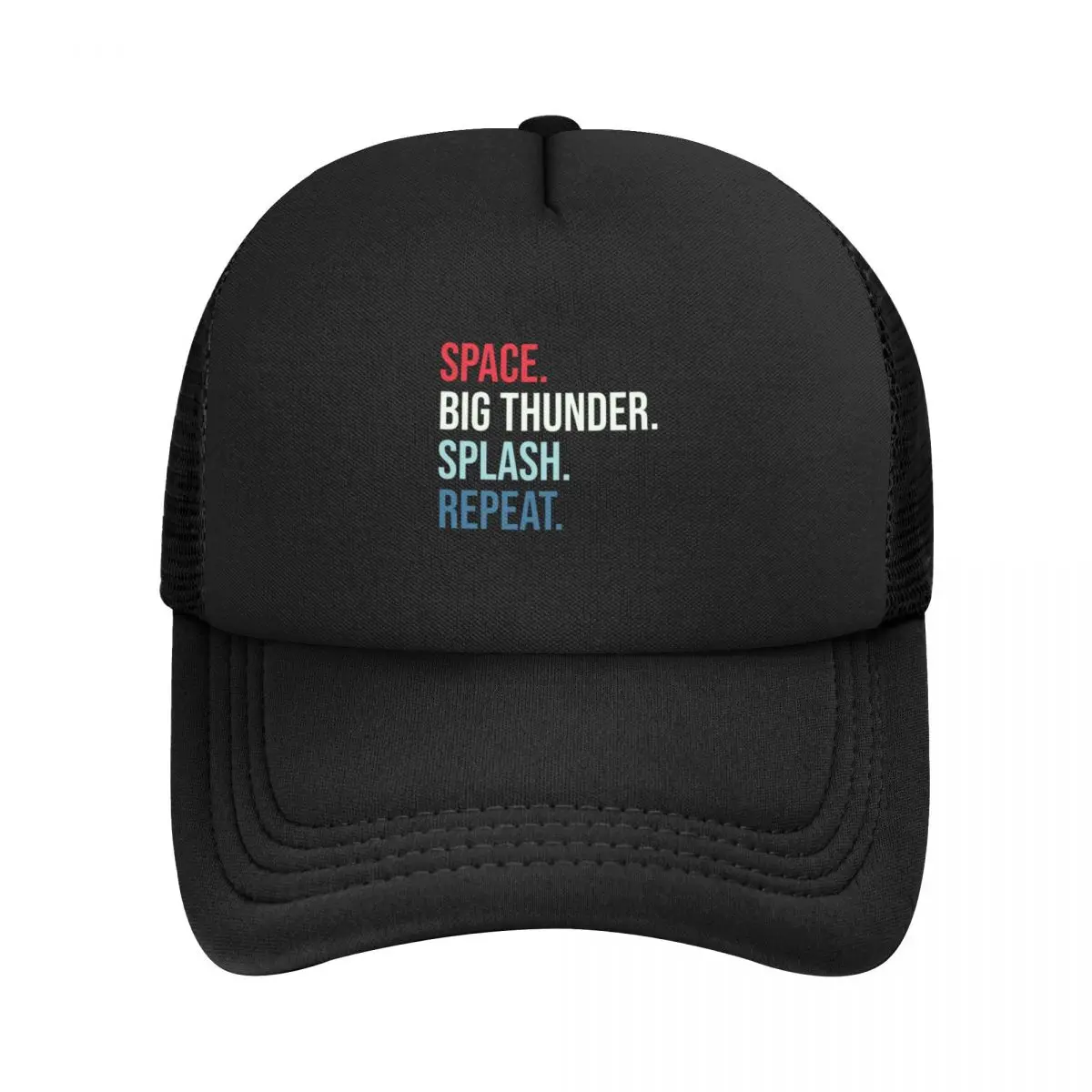 Espacio Big Thunder Salpicaduras Repetir Gorra de béisbol para hombre y mujer, sombrero para el sol, Golf