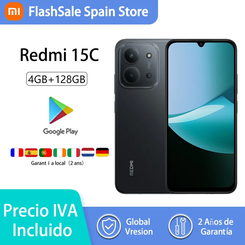 Xiaomi Redmi 15C Version mondiale Smartphone 50MP camra principale 120Hz 6.9 