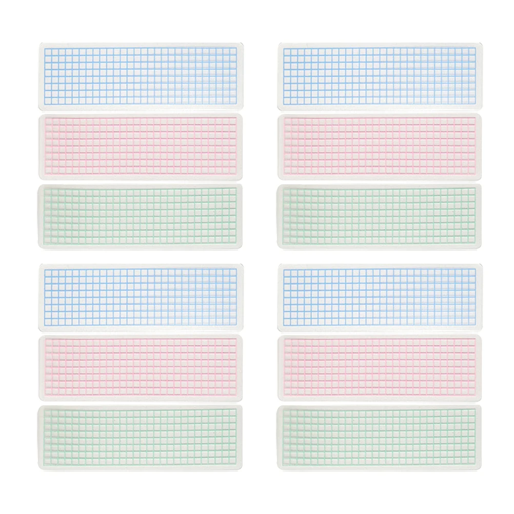 

45 Pcs Washi Tape Distribution Board Plastic Cards Pastel Colors Portable Office Use Craft Supplies