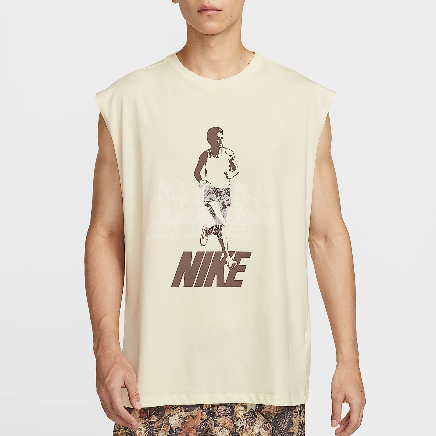 

Оригинальная мужская свободная спортивная футболка без рукавов Nike для бега IH4572-113