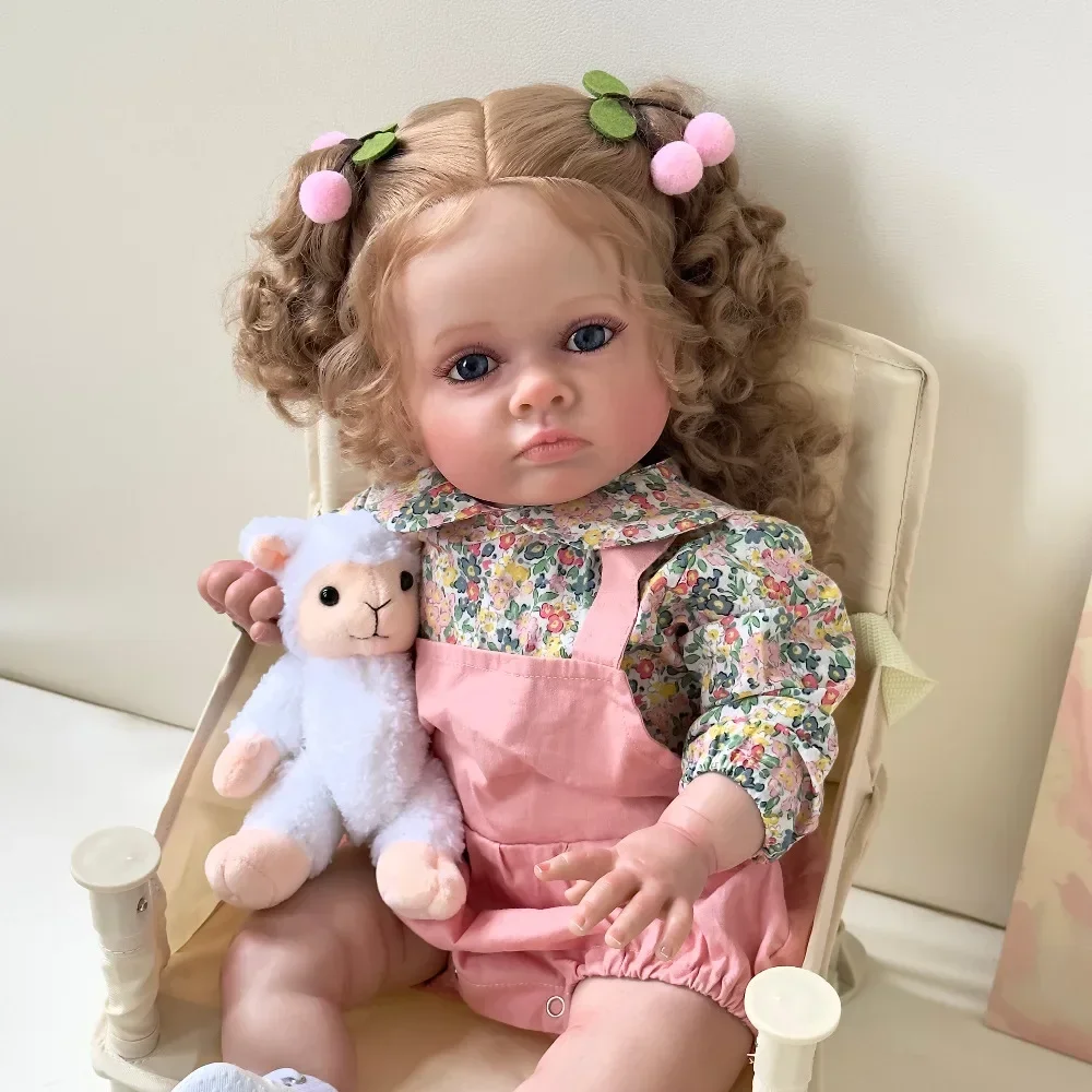 24inch Reborn Toddler Doll Princess Girl Tutti Already Finished Painted Skin with Details Veins Real Looking Bebe Reborn Dolls