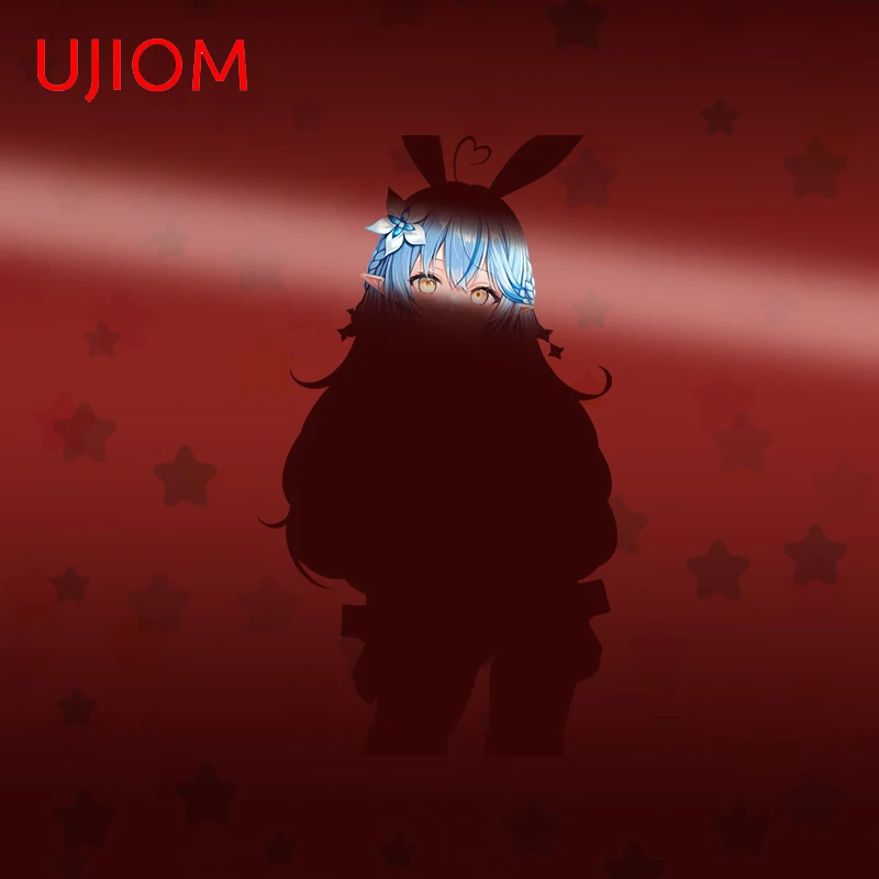 UJIOM Yukihana Lamy Seductive Wall Sticker Fashion Popular Waterproof Graphic Hololive Decal Suitable For Unique Game Room Decor