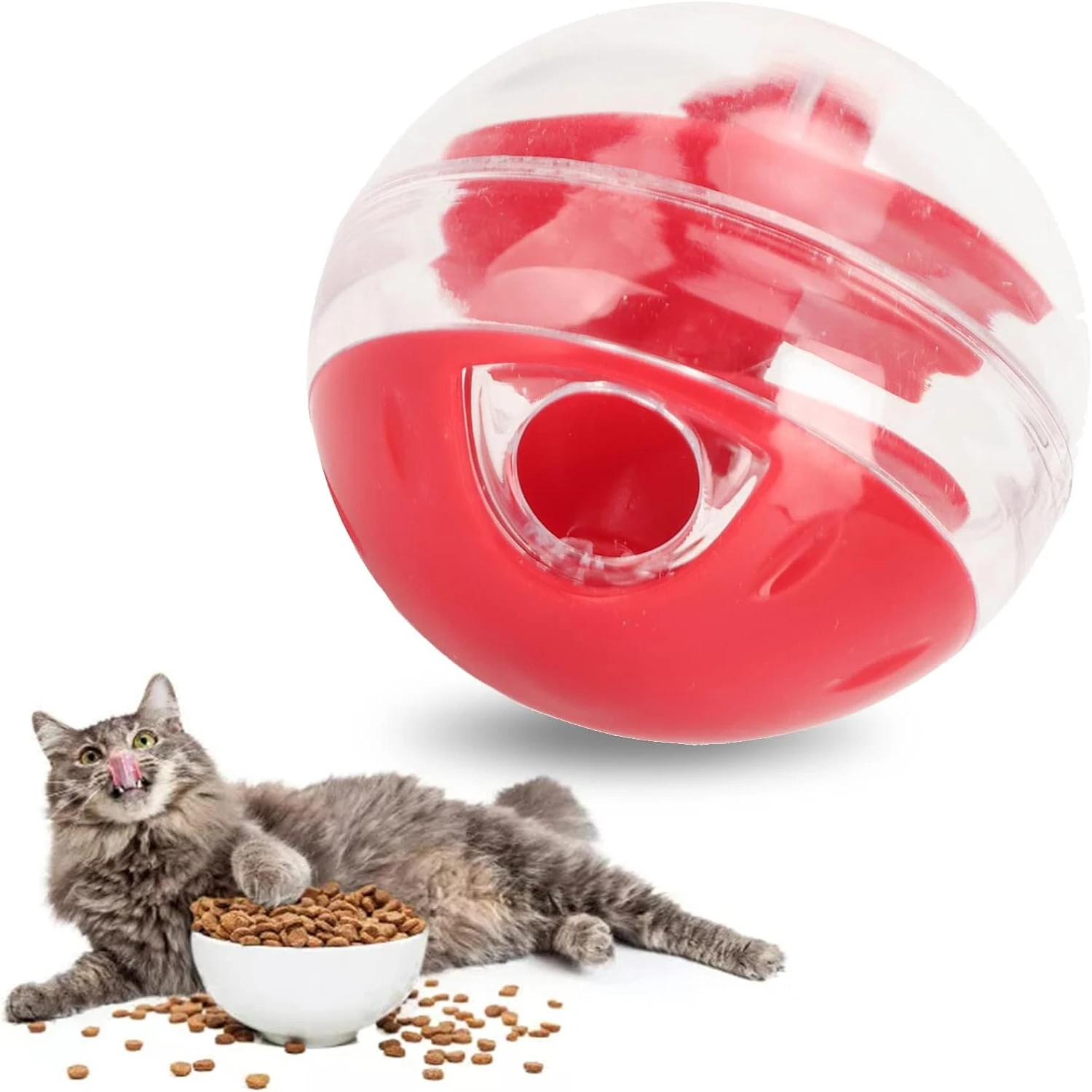 

hanced feline friend - Keep your cat entertained and active with this engaging meal dispensing toy - Improve your cat's overall