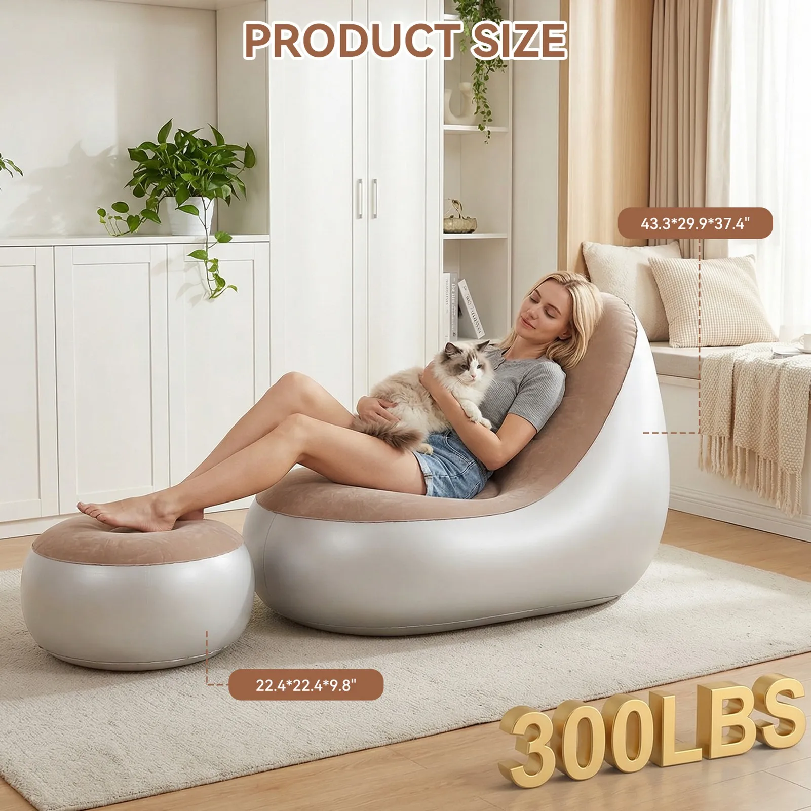Fauteuil gonflable avec repose - Outdoor Furniture Lounge avis et prix