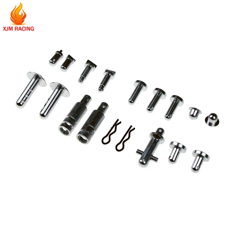 Legering Wing Pins Gear Cover Radio Box Shell Body Pin Reparatie Kit voor 1/5 HPI Rofun Rovan BAJA KM 5B 5T 5SC Truck Onderdelen