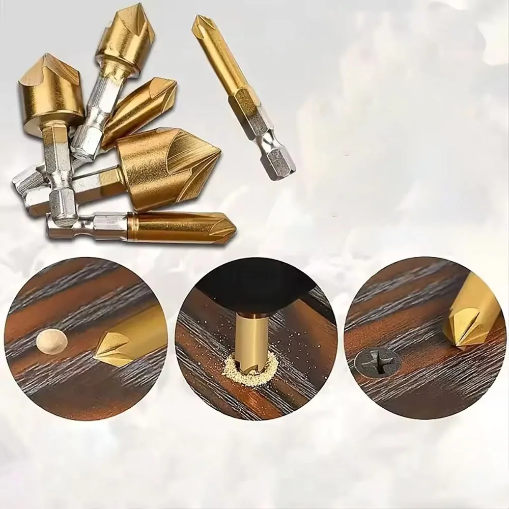 10 قطعة Hss مجموعة لقمة مثقاب التيتانيوم المغلفة خطوة مثقاب الخشب ثقب القاطع المعادن البلاستيك الجدة أداة نجارة مجموعة لقمة مثقاب #4