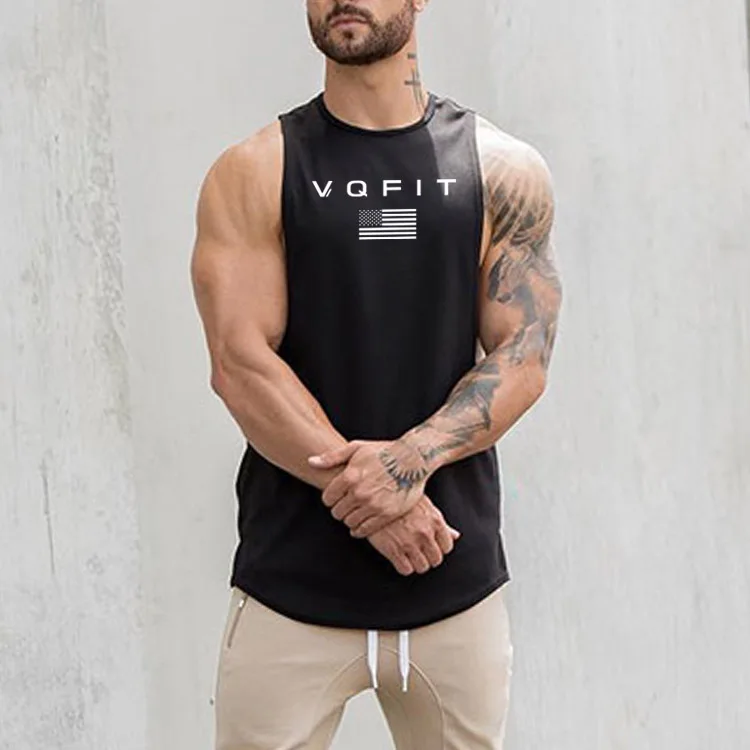 New Brand Sporting Workout Gym Mens Clothing Tank Top Muscle Sleeveless Shirt Stringer Bodybuilding Singlets Cotton Fitness Vest