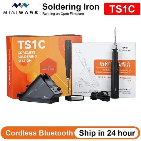 Ts1c Miniware Cordless Soldering Station 45w 4.2 Technology Of High-efficient Super Capacitor Rework Smd Repair Tool