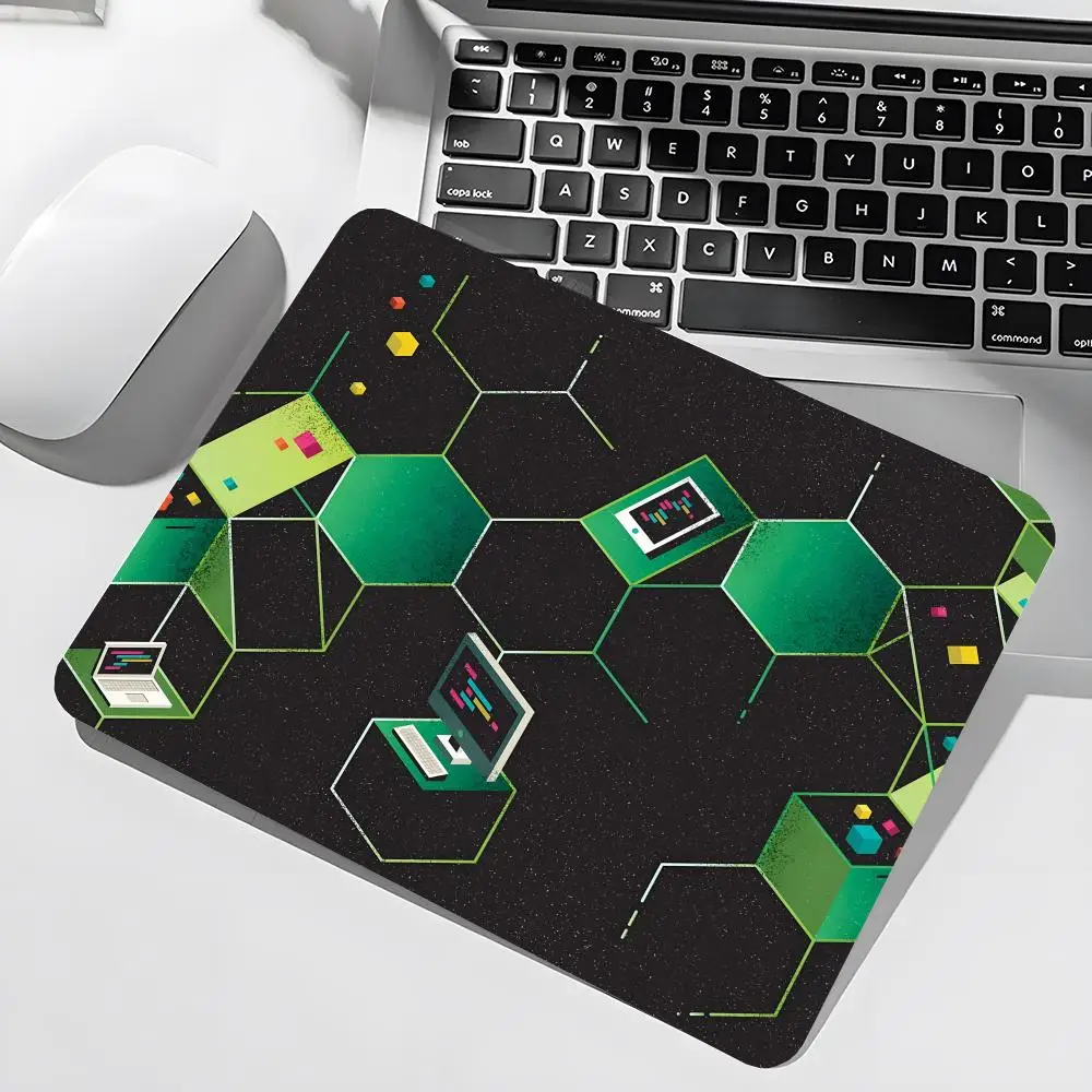 NodeJS JavaScript Mouse Pad Gamer Large Size Office Desk Protector Mat 450x400X2MM Waterproof Desktop Mouse Pad