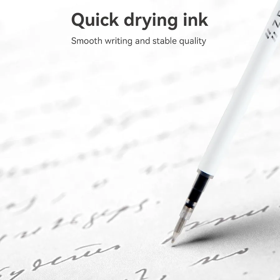 Wkłady do długopisów żelowych 4,3'' do długopisów klikowych, końcówka 0,5 mm, cienkopis, szybkoschnący tusz, kompatybilne z wkładami żelowymi Pilot G2 Origil, 1 sztuka