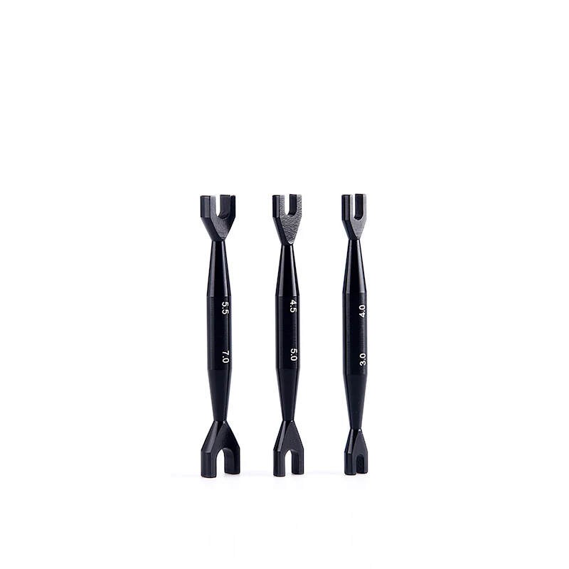 3pcs Open End Wrench Double End Spanner Tools 3-4mm 4.5-5mm 5.5-7mm for RC Crawler Cars Boys Toys