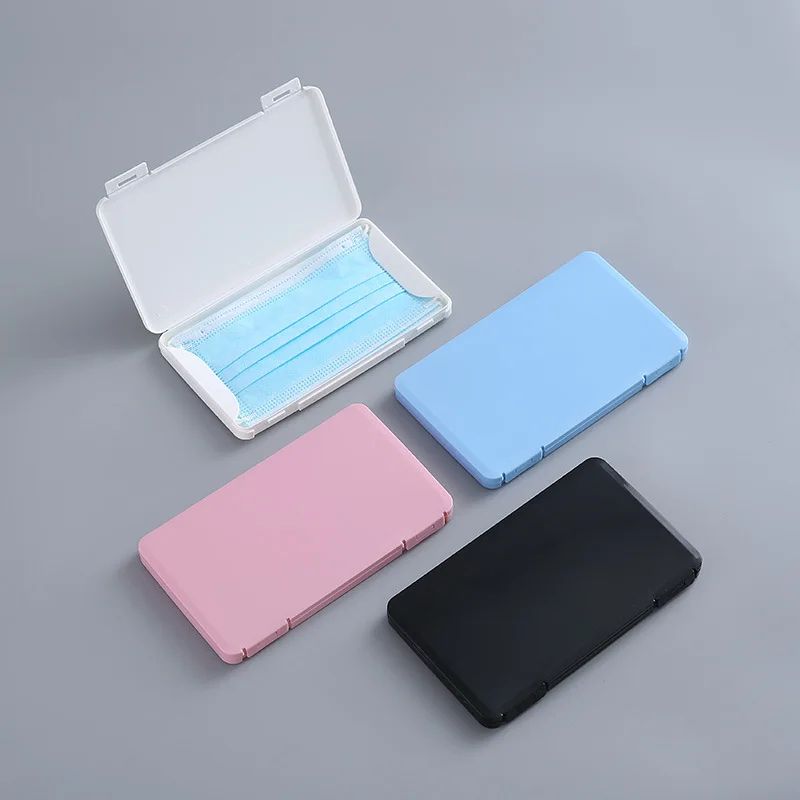 Masks Case Box Portable PP Plastic Box for Storing Masks for Taking Public Vehicle Masks Storage Safety Dustproof Mask Organizer