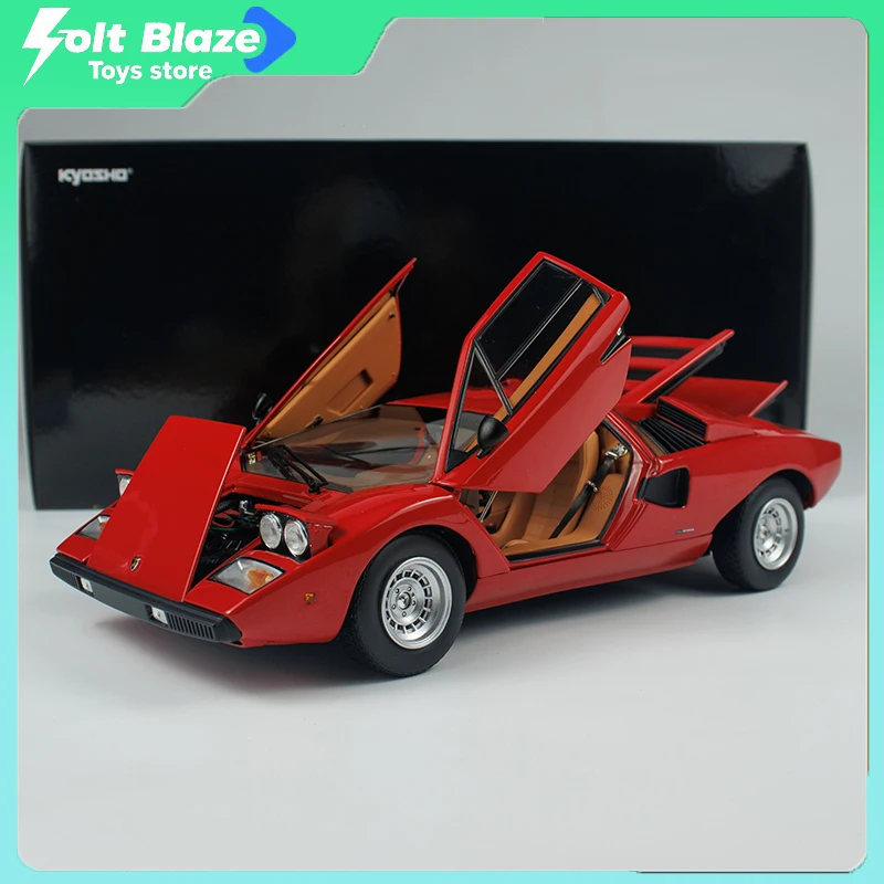 

KYOSHO 1/18 Lamborghini Countach LP 400 DieCast Car Model Room Display Cars Model Simulation Collection Cars Boy Birthday Gift