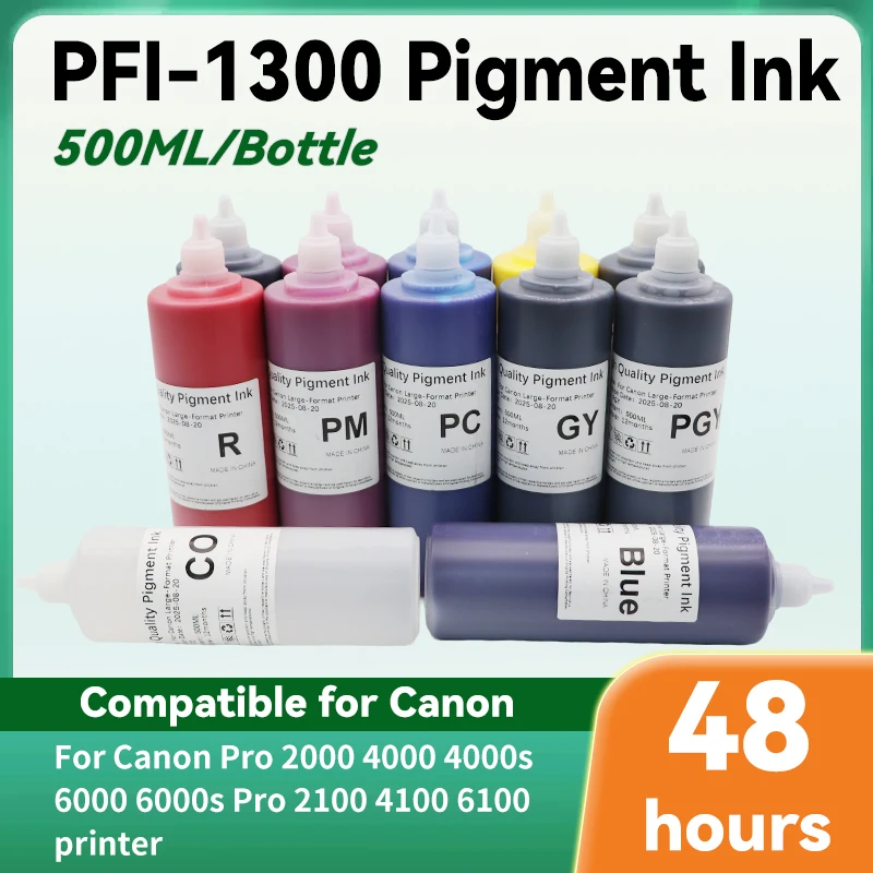 

500 мл пигментные чернила PFI 1300 PFI-1300 для Canon imagePROGRAF Pro 2000 4000 4000s 6000 6000s Pro 2100 4100 6100 чернила 1 шт.