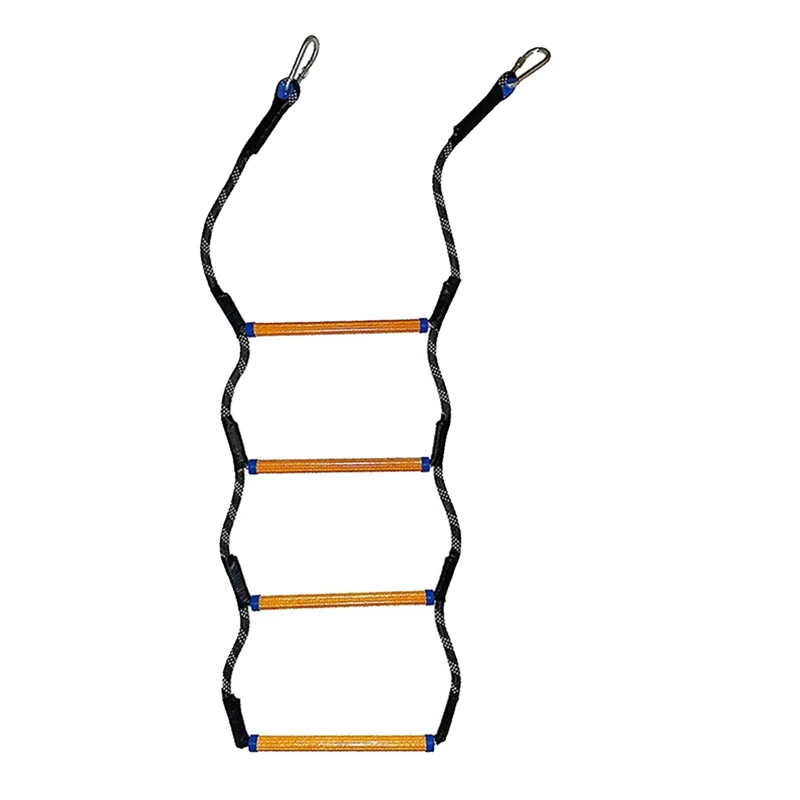 Boat Rope Ladder Portable Boat Folding Ladder For Inflatable Boat, Kayak, Motorboat, Canoeing