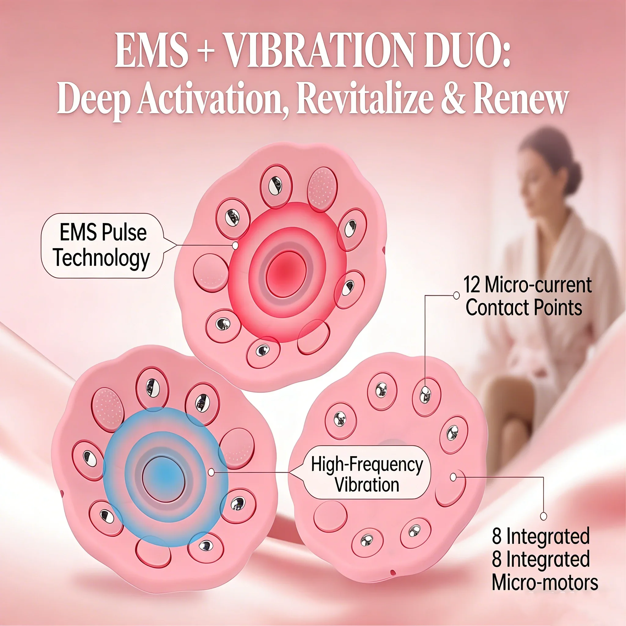 New Breast Massage Boobs, Electric Infrared Electronic Breast Enlargement Health Care Massager for Adult Women