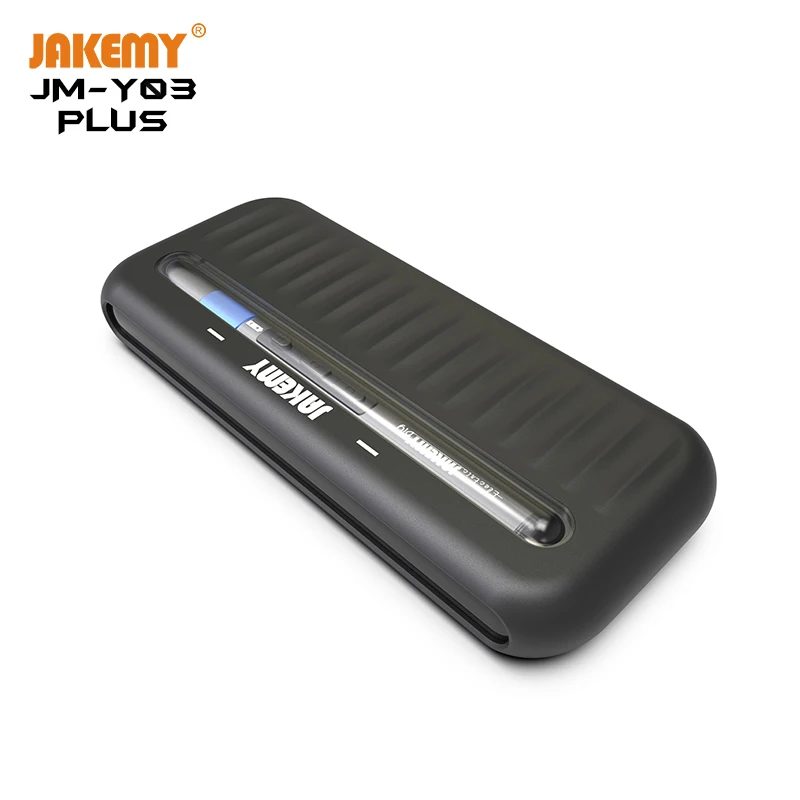 JAKEMY Electric Screwdriver Set LED Light Magnetizer Rechargeable Screw Driver for Mobile Phone Tablet Electronic Repair Tools