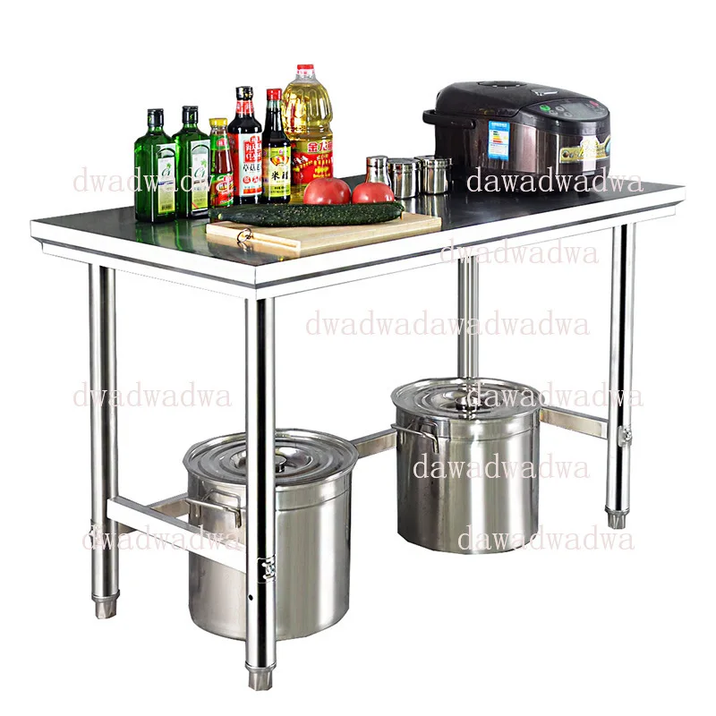 

Stainless steel workbench, kitchen console stove rack first floor duke table restaurant cutting table packing