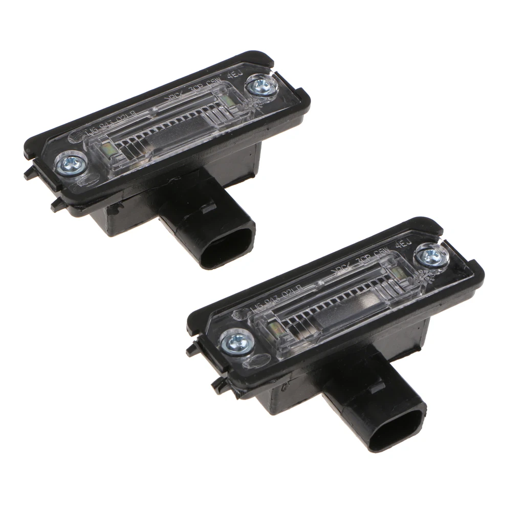 Baoblaze 2 Pieces Rear Car License Plate Light Lamp for VW Golf Jetta MK4