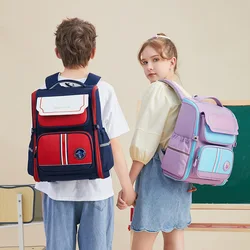 Kids School Bag Children Backpacks Grades 1-6 Primary Student Waterproof Schoolbag Girls and Boys Flip Japan Randoseru