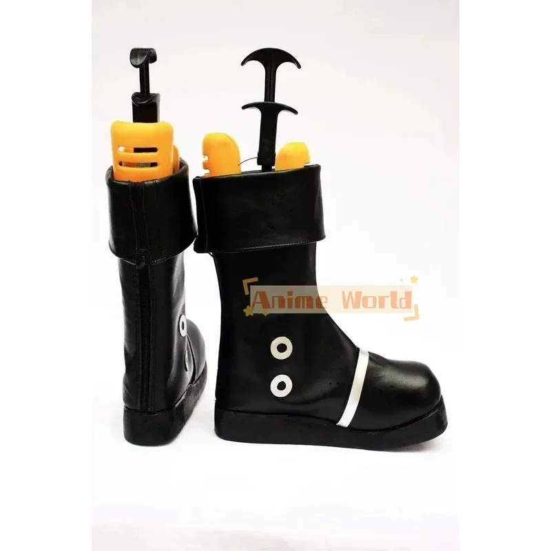 

CyPortgas D Ace Shoes Cosplay Anime Fire Fist Ace Cosplay Boots Black Shoes Custom Made Any Size