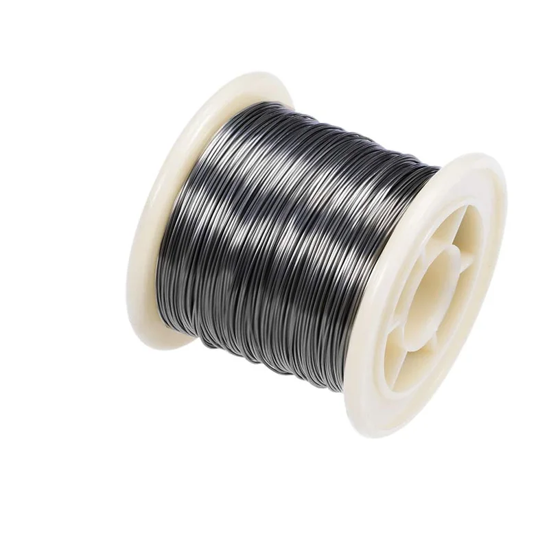 1 pz W99% filo di tungsteno ad elevata purezza diametro 0,01-1mm lunghezza 1/2/5 m linea di tungsteno filo dell'elettrodo di riscaldamento elettrico