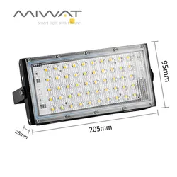 LED Flutlicht 50w Außen leuchte IP65 wasserdichte Landschafts lampe Scheinwerfer super helle Sicherheits lampe für Gartenstraße LED