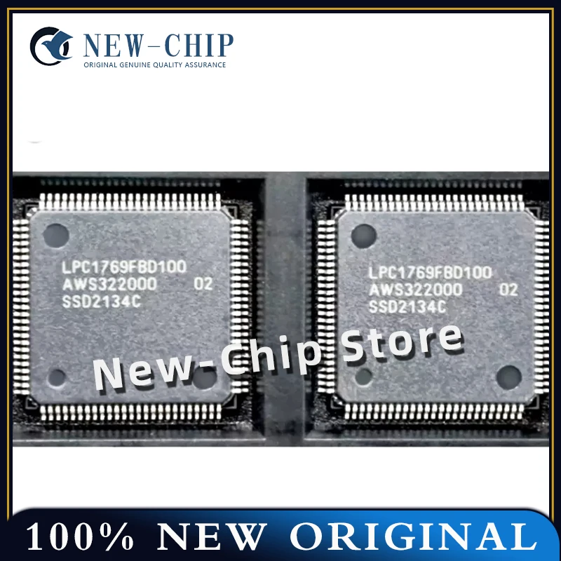 2PCS-50PCS/LOT  LPC1769FBD100  LQFP-100 ARM Microcontroller chip IC chip  New Original