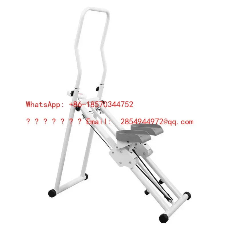 L    Home Foldable Stepper Indoor Climber Stair Exercise Climbing Mountaineer Fitness Equipment
