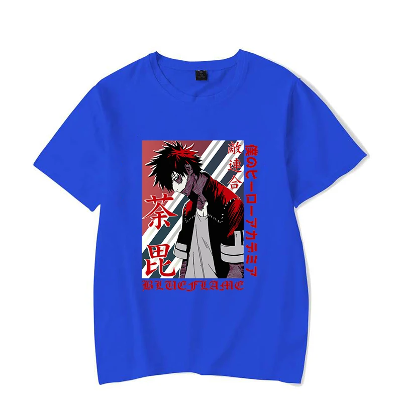 New Anime Dabi Printing T Shirts Unisex Fashion Y2K Short Sleeve T Shirt Summer Casual Loose T-shirt